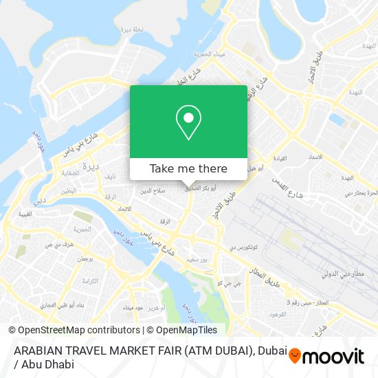 ARABIAN TRAVEL MARKET FAIR (ATM DUBAI) map