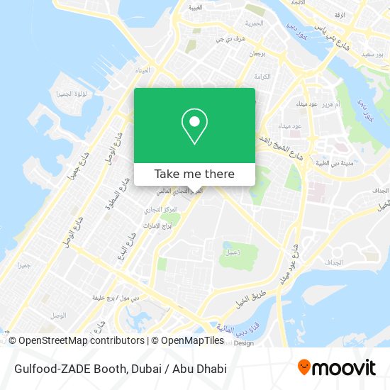 Gulfood-ZADE Booth map