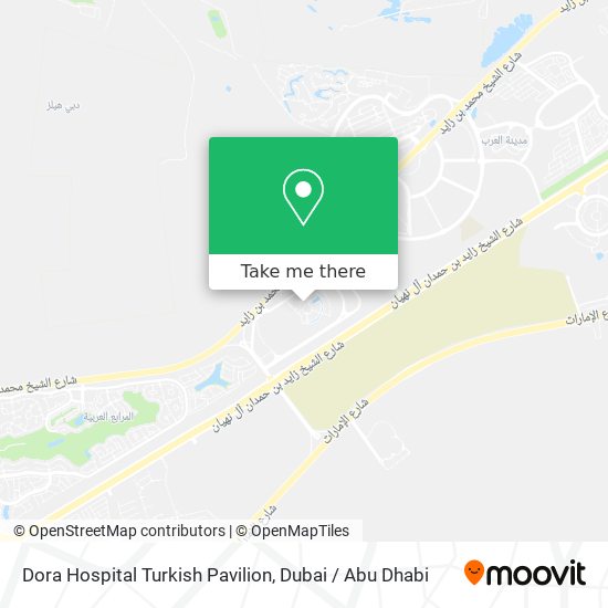 Dora Hospital Turkish Pavilion map
