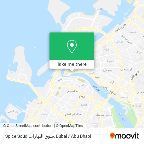 Spice Souq سوق البهارات map