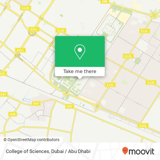College of Sciences map
