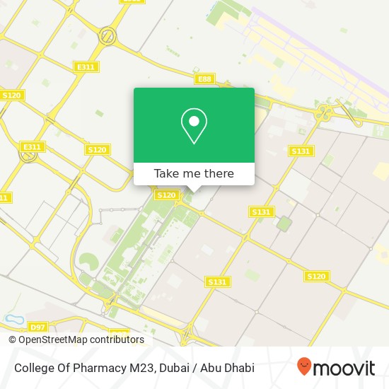 College Of Pharmacy M23 map
