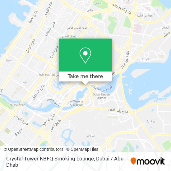 Crystal Tower KBFQ Smoking Lounge map