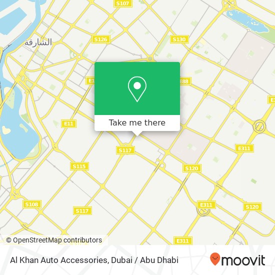 Al Khan Auto Accessories map