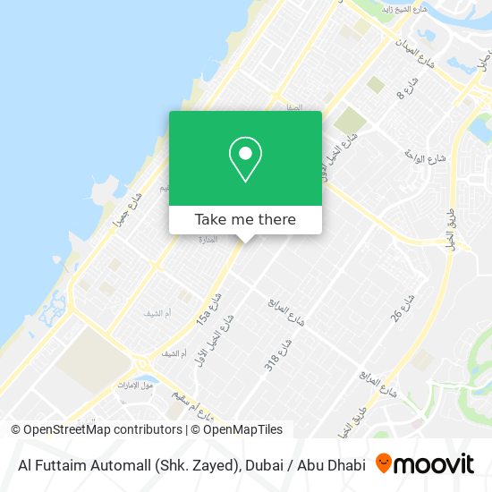 Al Futtaim Automall (Shk. Zayed) map