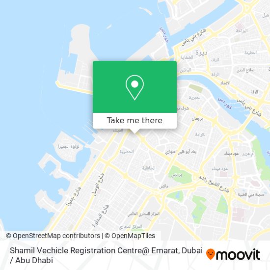Shamil Vechicle Registration Centre@ Emarat map