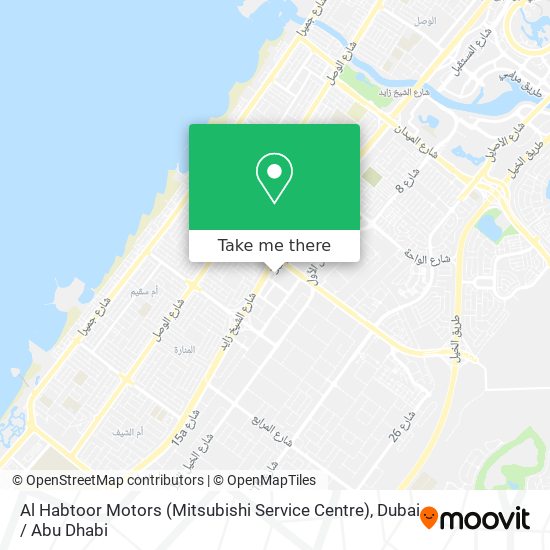 Al Habtoor Motors (Mitsubishi Service Centre) map