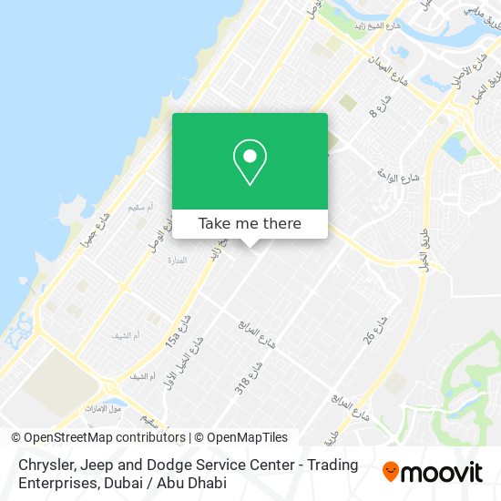 Chrysler, Jeep and Dodge Service Center - Trading Enterprises map
