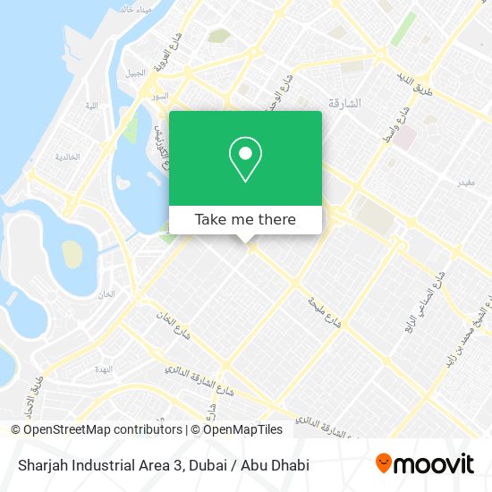 Sharjah Industrial Area 3 map