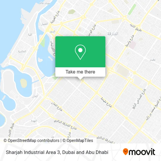 Sharjah Industrial Area 3 map