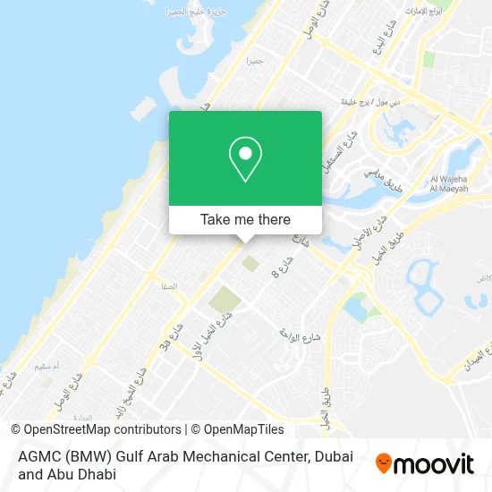 AGMC (BMW) Gulf Arab Mechanical Center map