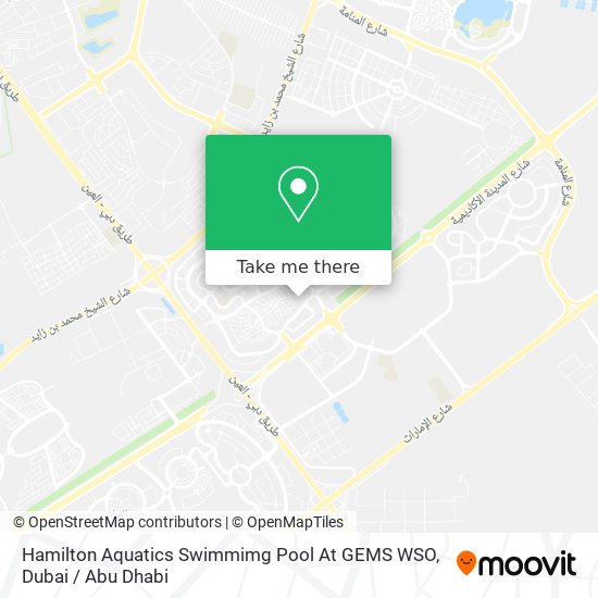 Hamilton Aquatics Swimmimg Pool At GEMS WSO map