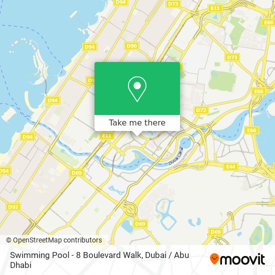 Swimming Pool - 8 Boulevard Walk map