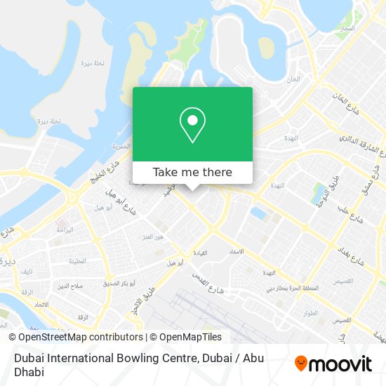 Dubai International Bowling Centre map