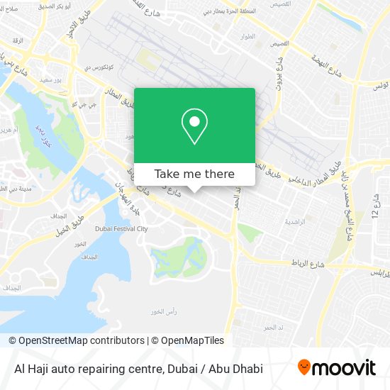 Al Haji auto repairing centre map
