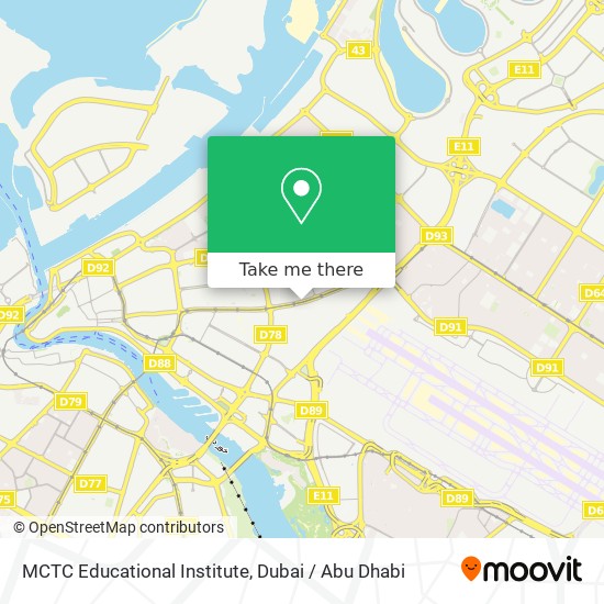 MCTC Educational Institute map