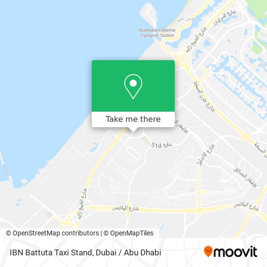 IBN Battuta Taxi Stand map