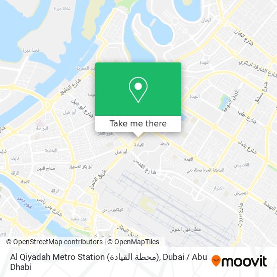 Al Qiyadah Metro Station (محطة القيادة) map