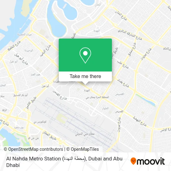 Al Nahda Metro Station (محطة النهدة) map