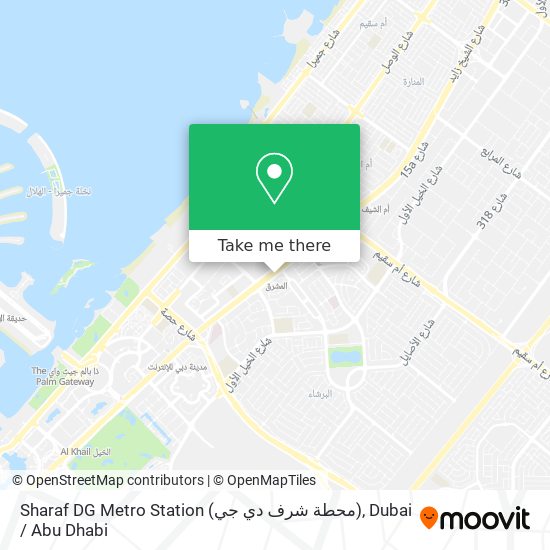 Sharaf DG Metro Station (محطة شرف دي جي) map