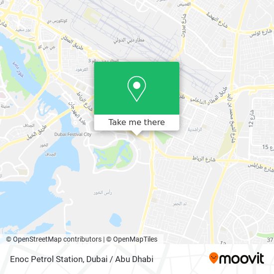 Enoc Petrol Station map