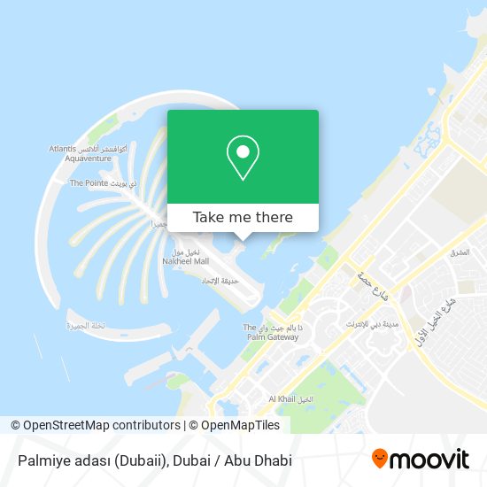 Palmiye adası (Dubaii) map