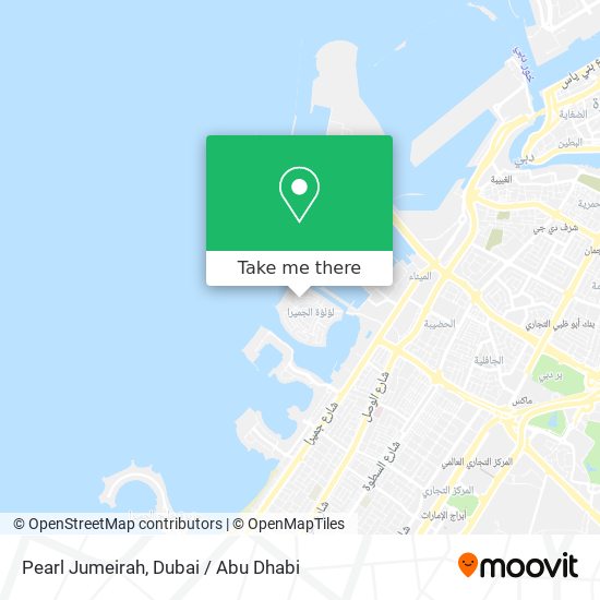 Pearl Jumeirah map