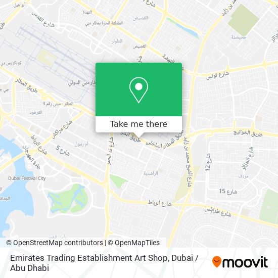 Emirates Trading Establishment Art Shop map