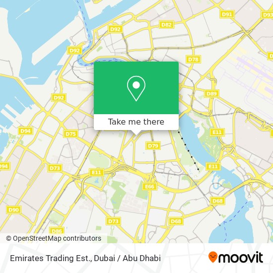 Emirates Trading Est. map