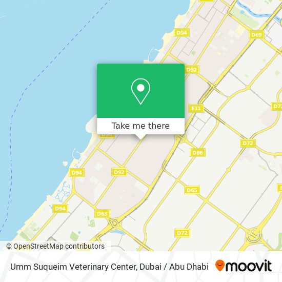 Umm Suqueim Veterinary Center map
