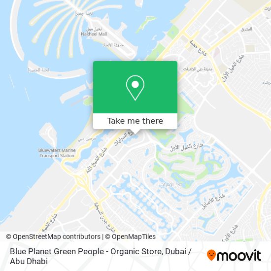 Blue Planet Green People - Organic Store map