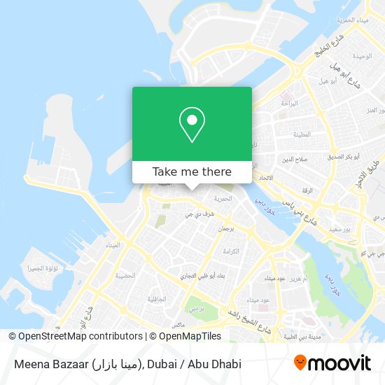 Meena Bazaar (مينا بازار) map