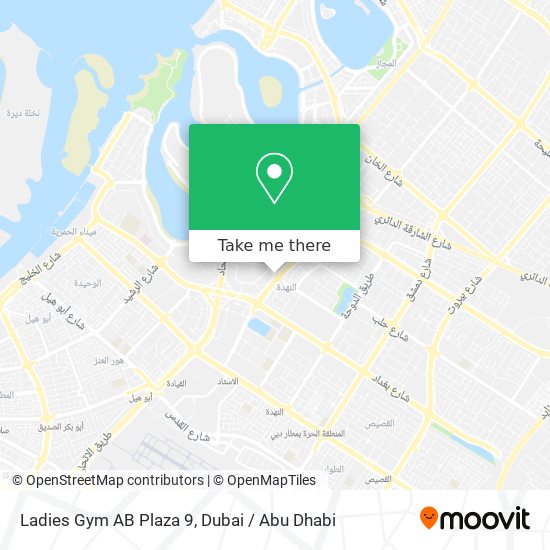 Ladies Gym AB Plaza 9 map