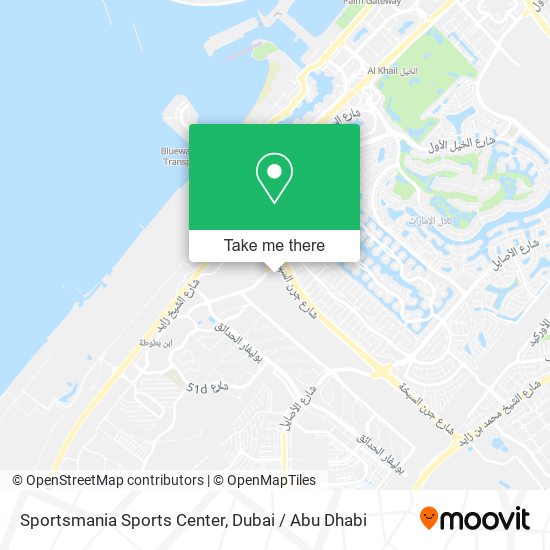 Sportsmania Sports Center map