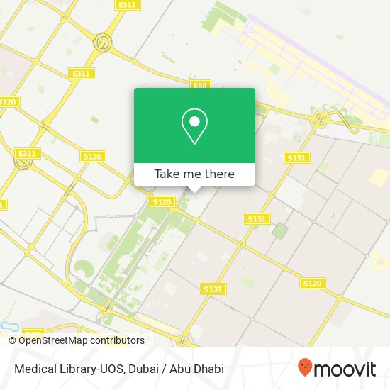 Medical Library-UOS map