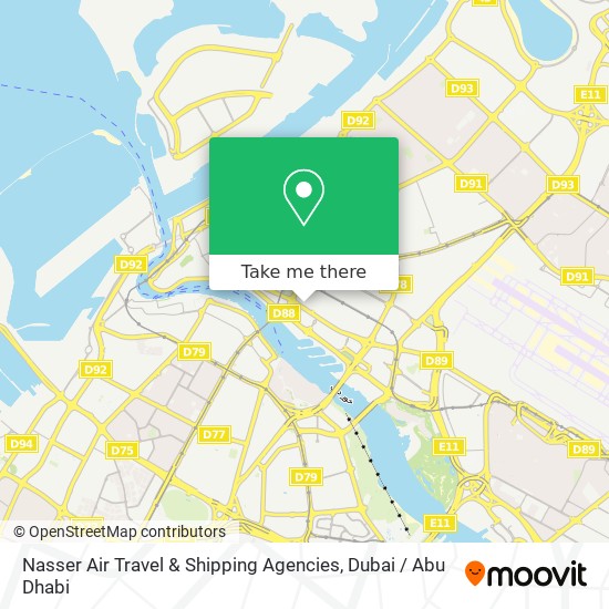 Nasser Air Travel & Shipping Agencies map