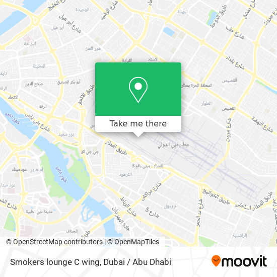 Smokers lounge C wing map