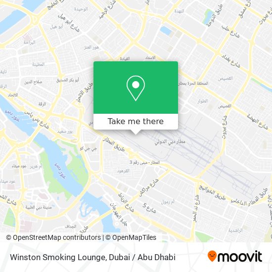 Winston Smoking Lounge map