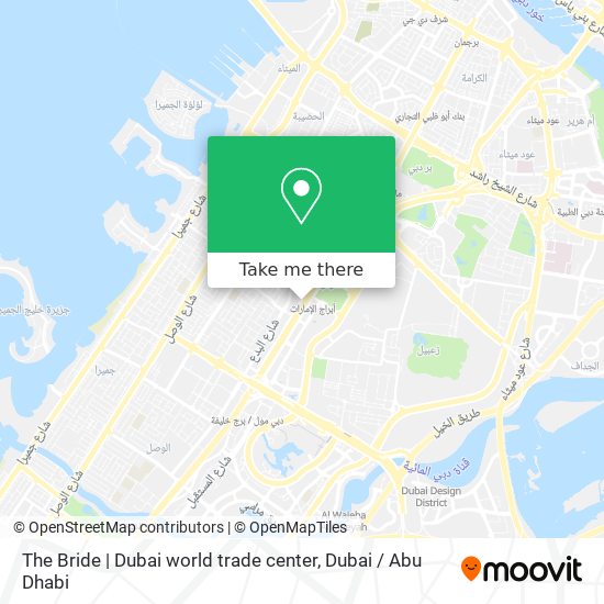 The Bride | Dubai world trade center map