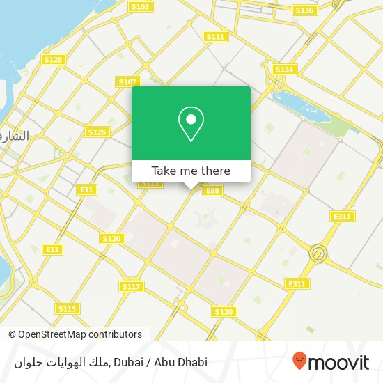 ملك الهوايات حلوان map