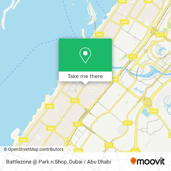 Battlezone @ Park.n.Shop map