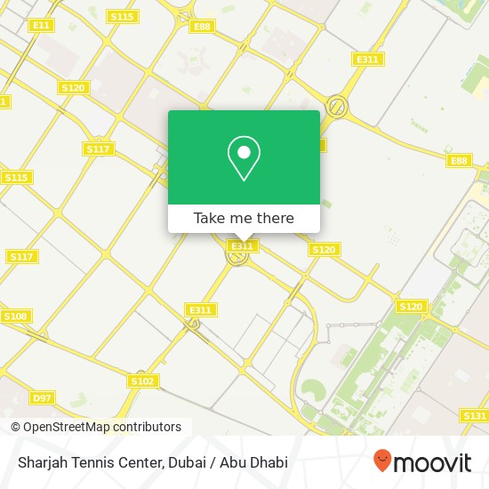 Sharjah Tennis Center map