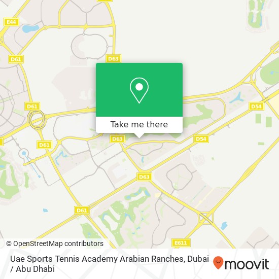 Uae Sports Tennis Academy Arabian Ranches map