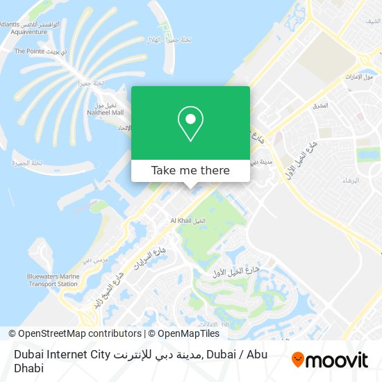 Dubai Internet City مدينة دبي للإنترنت map