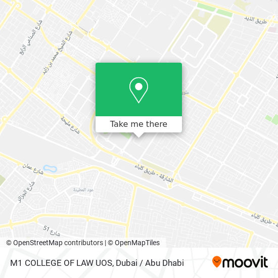 M1 COLLEGE OF LAW UOS map