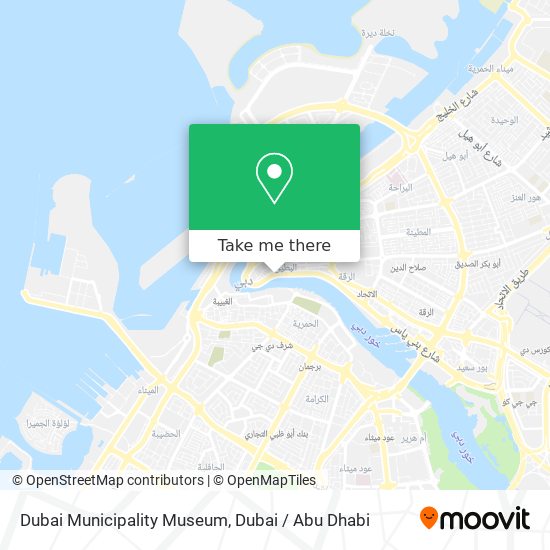 Dubai Municipality Museum map