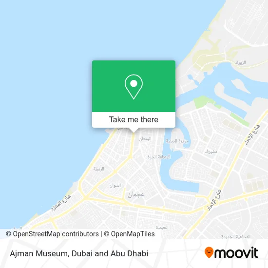 Ajman Museum map