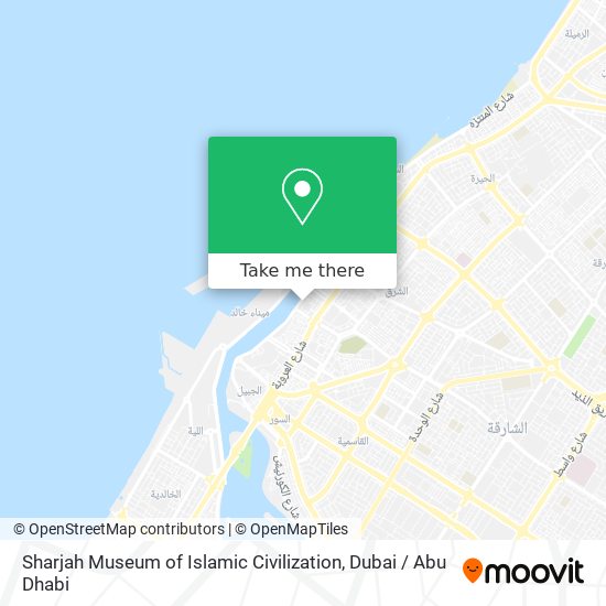 Sharjah Museum of Islamic Civilization map