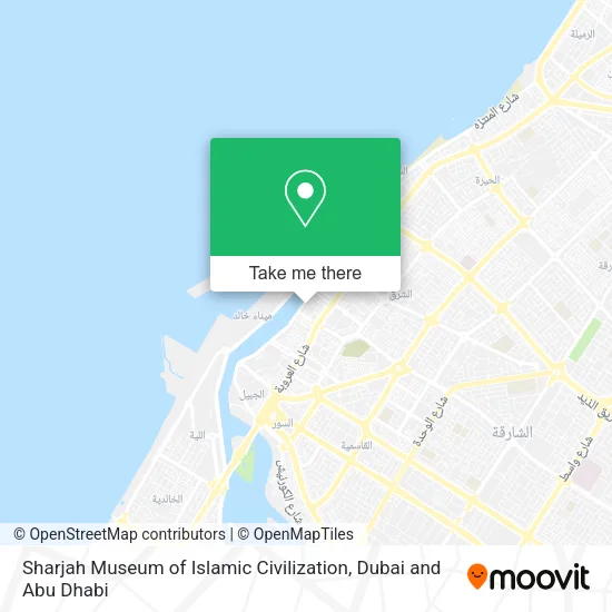 Sharjah Museum of Islamic Civilization map