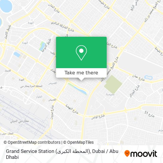 Grand Service Station (المحطة الكبرى) map